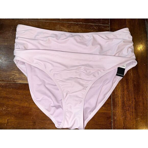 CATHERINE MALANDRINO Solid-Hued Bikini Bottoms - Picture 2 of 6